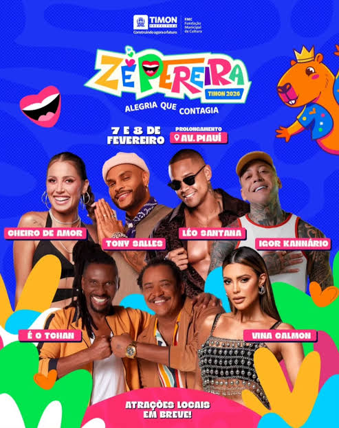 Zé Pereira de Timon começa hoje e segue até este sábado (8)