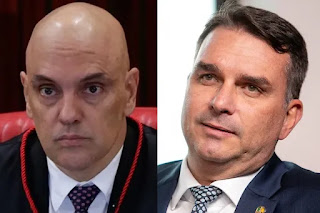 BRASIL: MORAES TEM ENCONTRO COM FLAVIO BOLSONARO