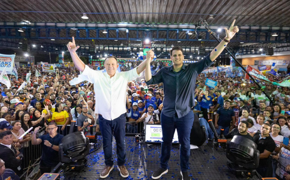 Com 182 prefeitos, 40 mil pessoas prestigiam Orleans Brandão em lançamento da pré -candidatura