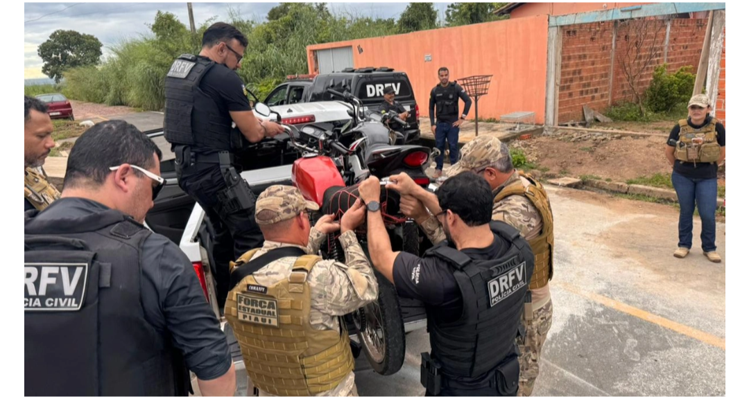 Operação “Impacto Sul” mira roubo de veículos e apreende motos adulteradas em Teresina