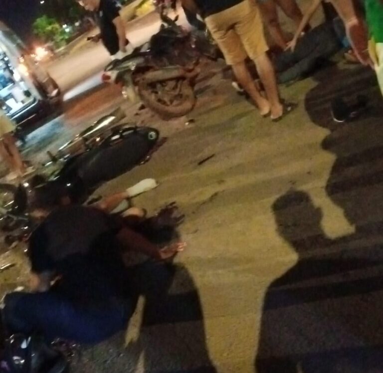 Colisão entre motocicletas deixa feridos na BR-135 em Presidente Dutra, no Maranhão
