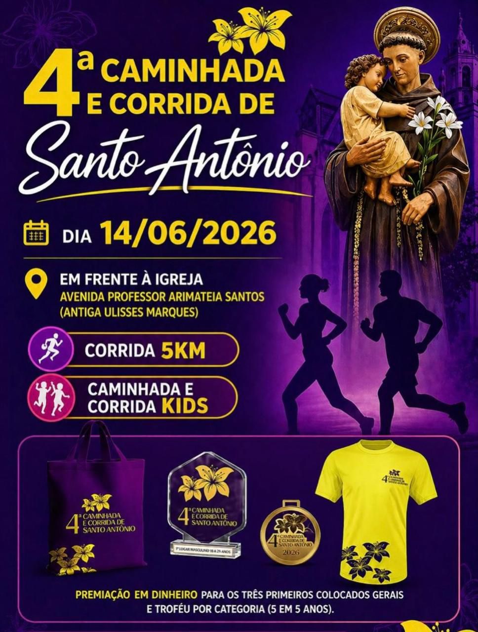 Corrida de Santo Antônio fortalece tradição esportiva e comunitária na zona leste de Teresina